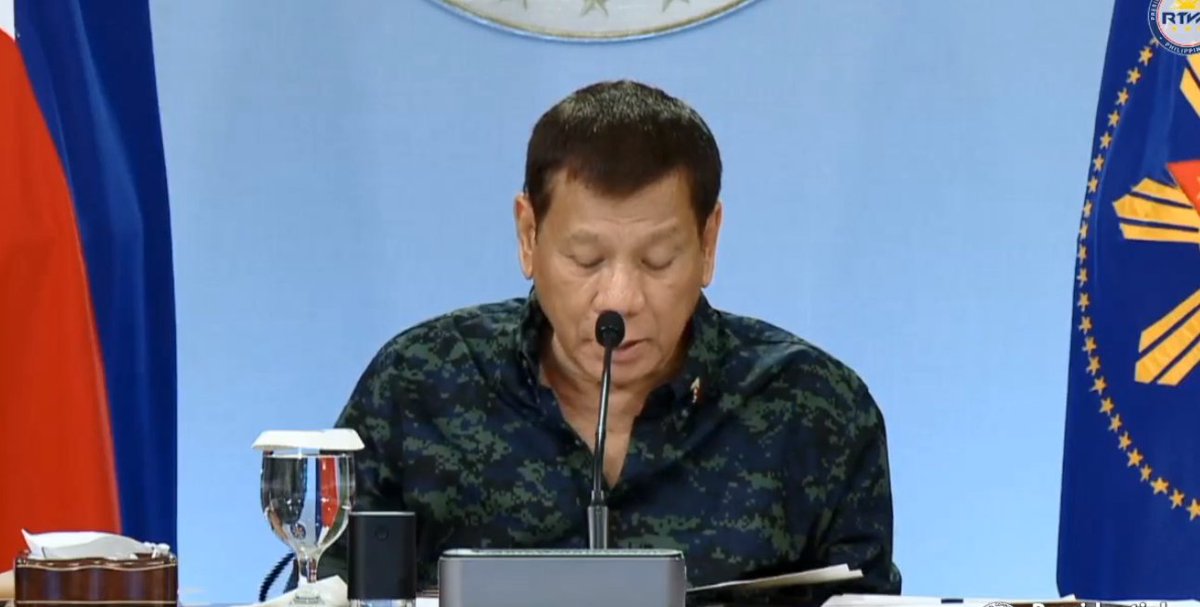 newswatchplusph's tweet photo. THREAD: President Rodrigo Duterte’s recorded message to the nation amid rising COVID-19 cases. 

Tweets by our digital producers @mrvinceangelo, @kristellimpot, @dtdyumol https://t.co/SWHmmcZSkU