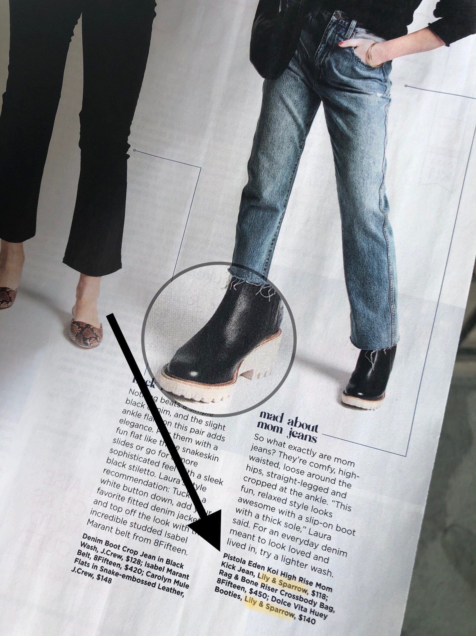 carolyn mule flats