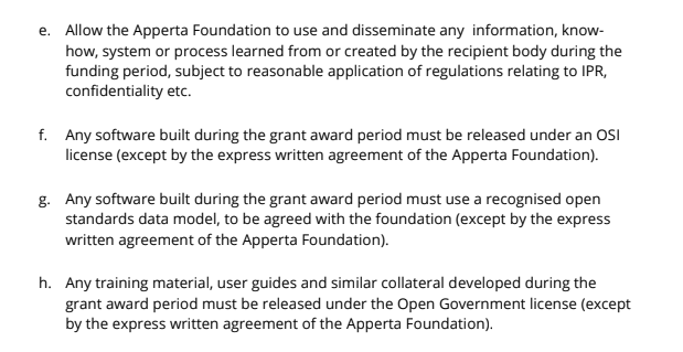 robdykedotcom's tweet photo. When @AppertaUK grant funded @_nhos_ we committed to publish materials under an OSI license.
Today I'm being told that Apperta are revoking the license to the materials I produced.
#nhsopensource #opensource https://t.co/D9IX8mOH71