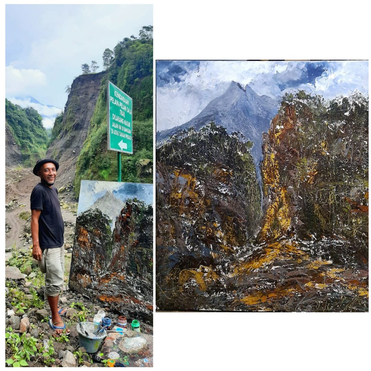 berandasleman_'s tweet photo. Onthespot di lereng curam di gunung merapi #merapi #merapiundercover #mountaint https://t.co/jRfvbd9pdp
@Putuliong5