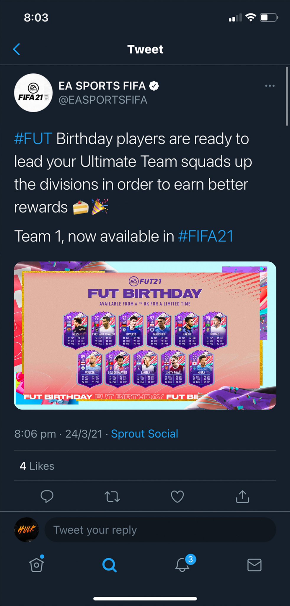Fifa 21 Fut Birthday Countdown Start Time Leaks Sbc Objectives Ginx Esports Tv Fifa 21 Fut Birthday Countdown Start Time Leaks Sbc Objectives Ginx Esports Tv