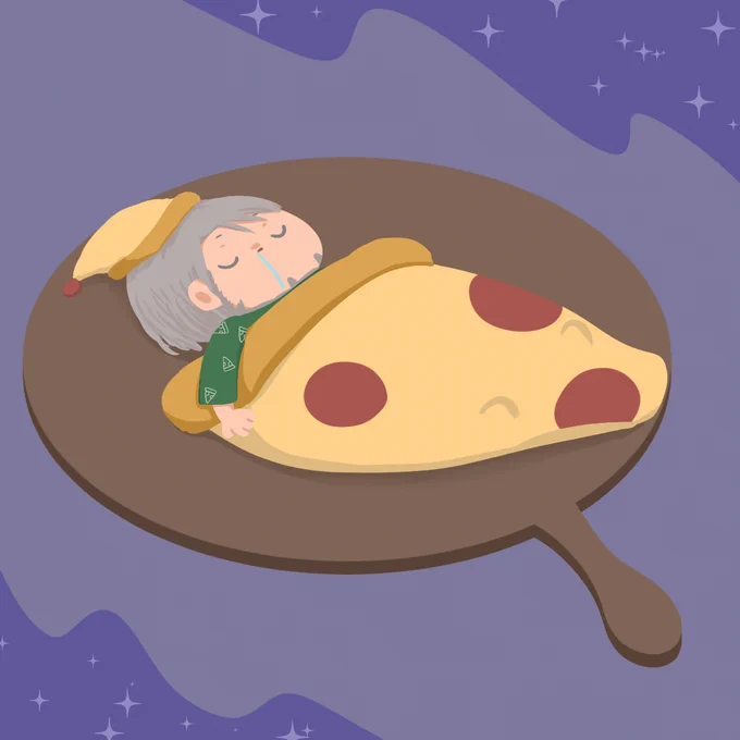 rest in pizza
 #アランの画廊 