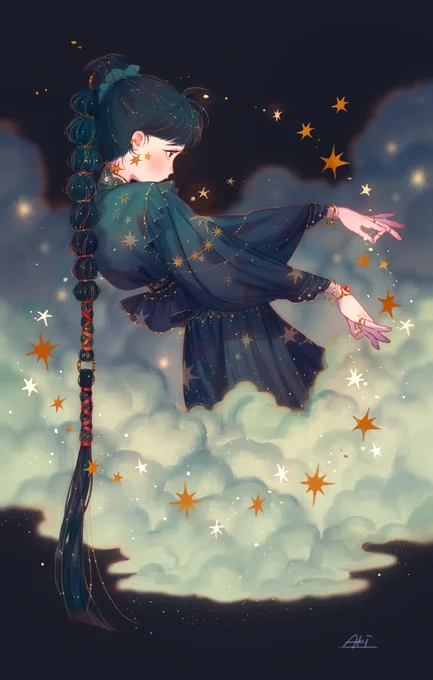 星を纏って #創作 https://t.co/SaAAia0G2C 