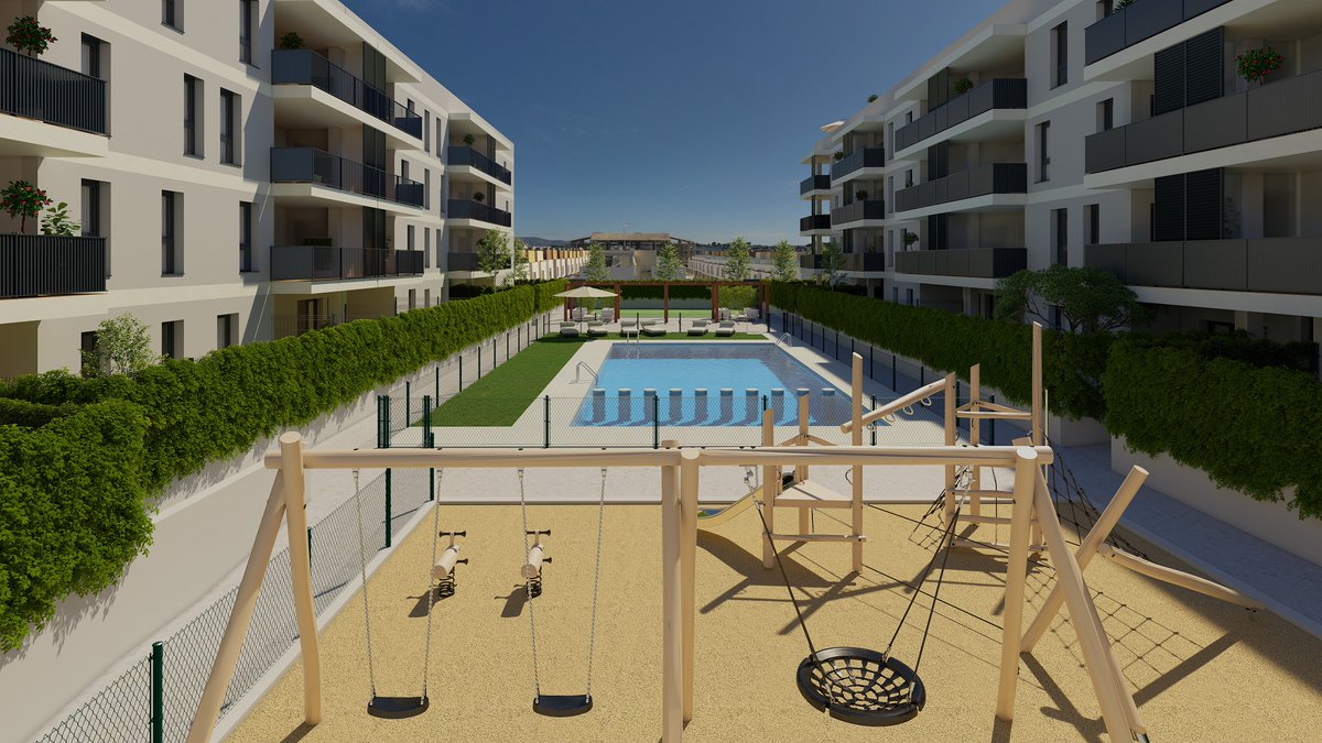 QUABIT POBLA NOVA. En Pobla de Vallbona, junto al CC El Osito y a 30 min. del centro de Valencia.
Pisos de 2, 3 y 4 dormitorios con amplias #terrazas. #Áticos y #bajos con patio. Urbanización privada con piscina, área infantil y zonas verdes. 
Más Info: grupoquabit.com/promociones/qu…