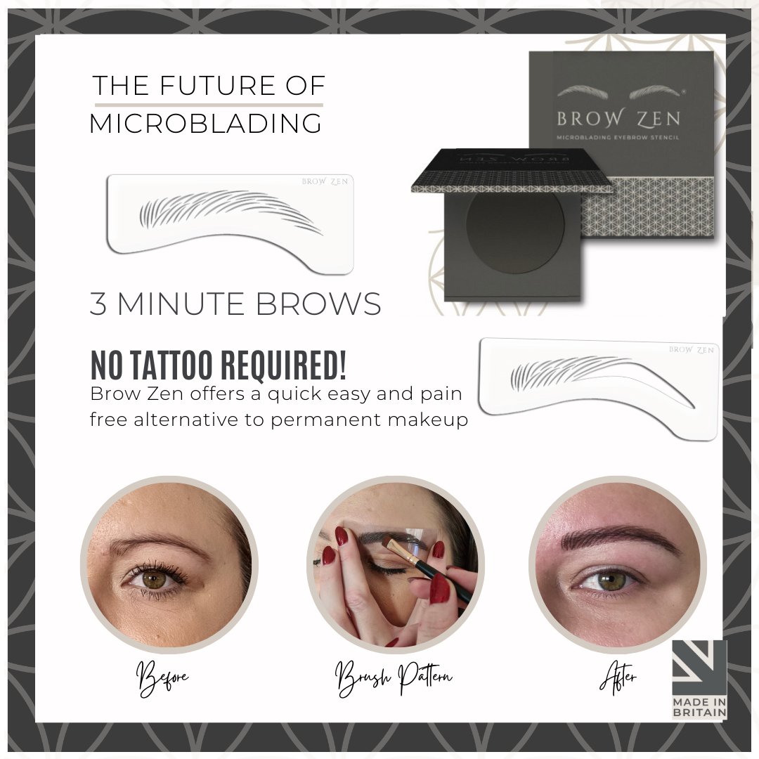 _BrowZen_'s tweet image. 3 step brows! 

Brow Zen makes doing your eyebrow like a pro so easy 🙌 serious brow magic.

#neweyebrowmakeup #hairstrokebrows #eyebrowhack #eyebrowtrick #makeuptrick #makeuptip #browzenuk #browzen #microbladingeyebrowstencil #browkit #eyebrowkit #eyebrowstencil #makeuptips