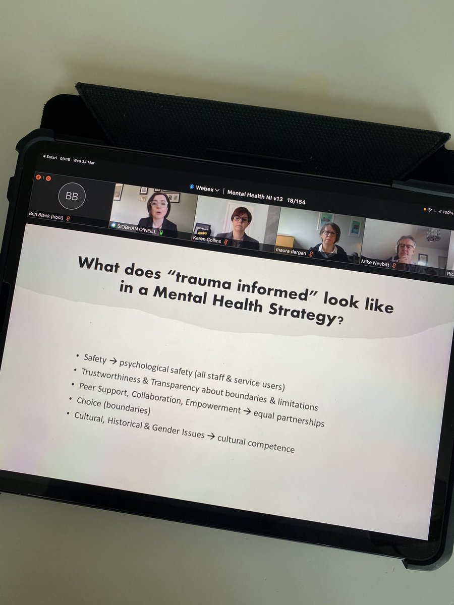 Improving mental health provision in NI- the new strategy, impact of covid and the issues for children and young people. One of the key priorities for <a href="/profsiobhanon/">Siobhán O'Neill (she/her)</a> is involving Community and voluntary sector! And actions include Crisis intervention and Dual diagnosis!!