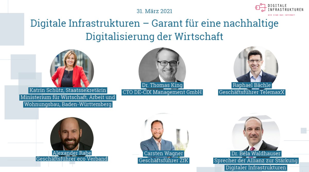eco_de's tweet photo. #Rechenzentren & #Breitband sind Voraussetzung für
Wirtschaftswachstum + nachhaltige
Digitalisierung. Welche Chancen & Herausforderungen erwarten den Digitalstandort Dtl., u.a. auch
#BadenWürttemberg? Am 31. März mitdiskutieren:👇https://t.co/bl5i4cECGN
#Telemaxx #Karlsruhe https://t.co/UcxyyxCZ3N