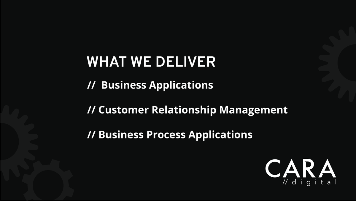 CaraDigitalUK's tweet photo. Cara Digital's business solutions include Microsoft’s Dynamics CRM, business intelligence, mobile Apps bespoke cloud software, specialist business process applications and system/process automation projects.

#digital2021 #innovation #CloudComputing #DigitalTransformation https://t.co/ORZk9M7ij2