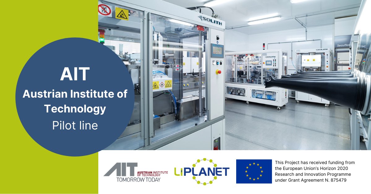 LiPlanetH2020's tweet photo. Our research pilot line in Austria’s only dry room enables the reproduceable manufacturing of small pouch cell series up to 10 Ah per cell - for component tests and industrial prototyping #greencellmanufacturing #cellproduction #batterytechnologies @AITtomorrow2day #AIT #LiPlanet https://t.co/YcYHyoZbU0