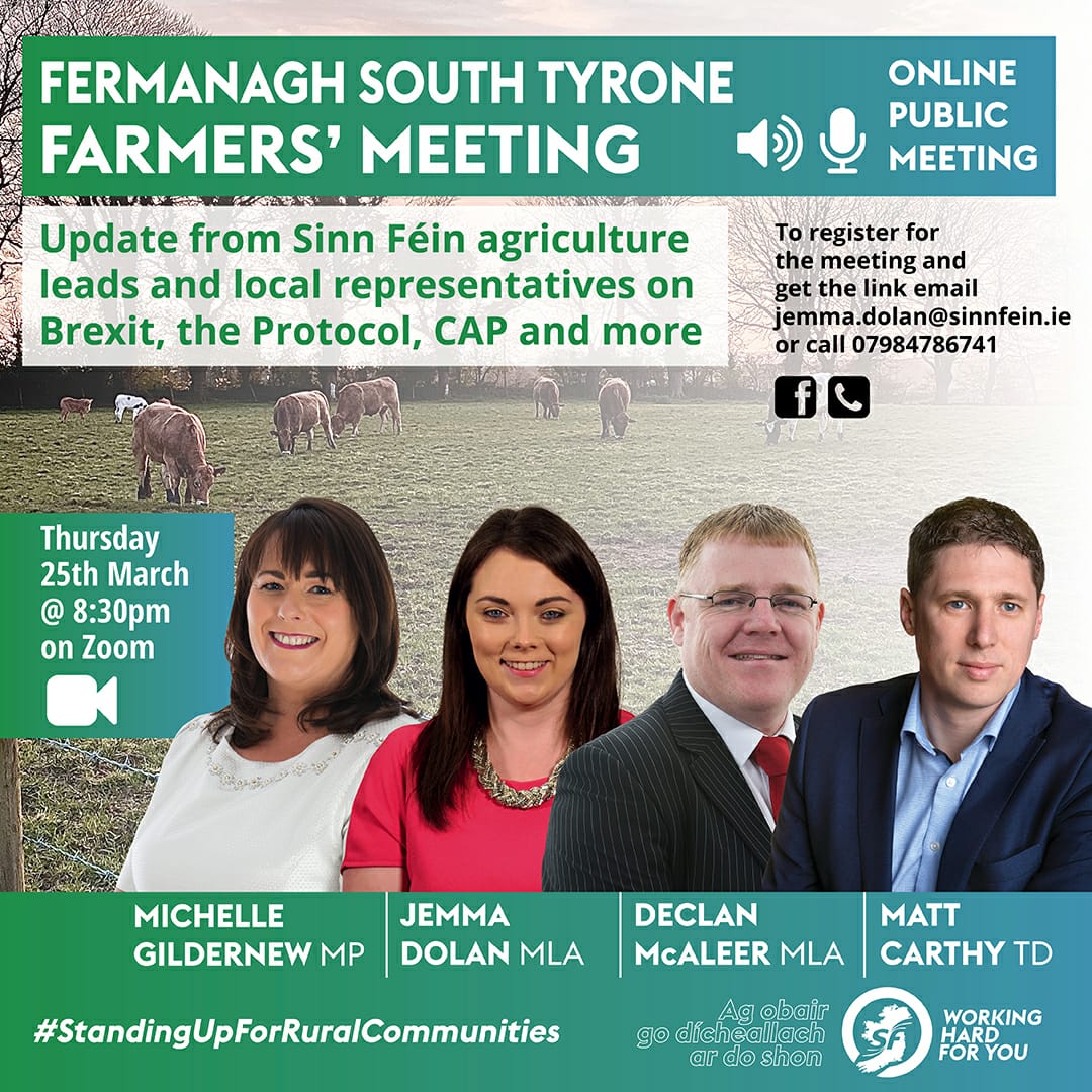 FermanaghSF's tweet photo. 📢FARMERS
Don't forget to register for this meeting to get your link for the meeting on Thursday night. https://t.co/UurkyHmUzV