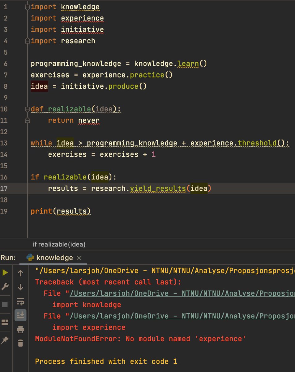 LarsJoh_NTNU's tweet photo. "ExperienceFailure" when trying to learn new things. https://t.co/C3gLPdoXvw