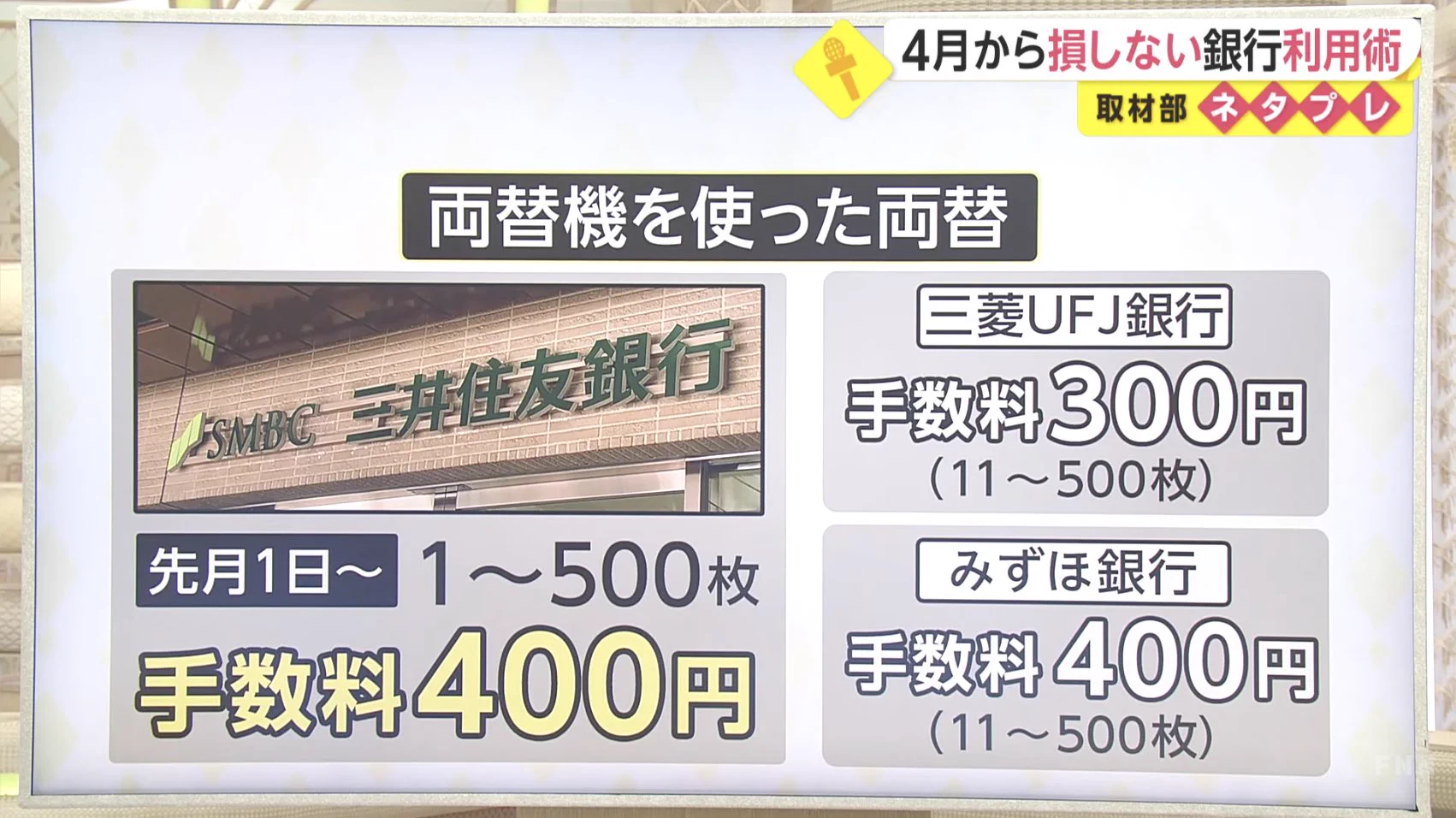 確認した方がいいかも！？4月から変わる銀行手数料！