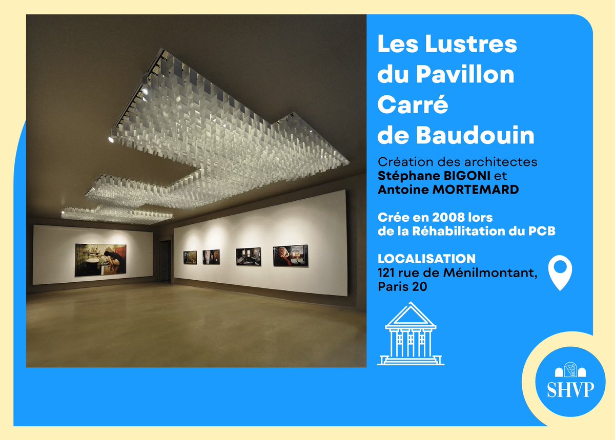 🔵 / Stéphane #BIGONI et Antoine #MORTEMARD se sont confiés. Ils ont voulu rendre hommage à l’#architecte, #OscarNiemeyer, connu pour la réalisation du Siège du PCF, à #Paris19. Ils se sont inspirés des lamelles au plafond du siège du #PCF, pour les #lustres au #PCB.

#Paris20 🕯