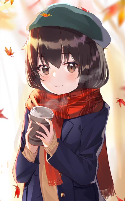 #見た人も無言で黒髪美少女貼れ
意外と黒髪描いてない 
