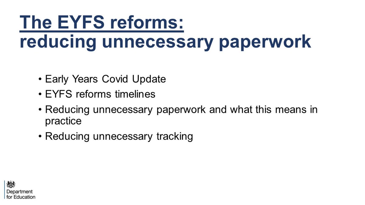 FoundationYears's tweet image. Ada from @educationgovuk is talking to us about the #EYFSreforms and reducing unnecessary paperwork and tracking #LEDevents