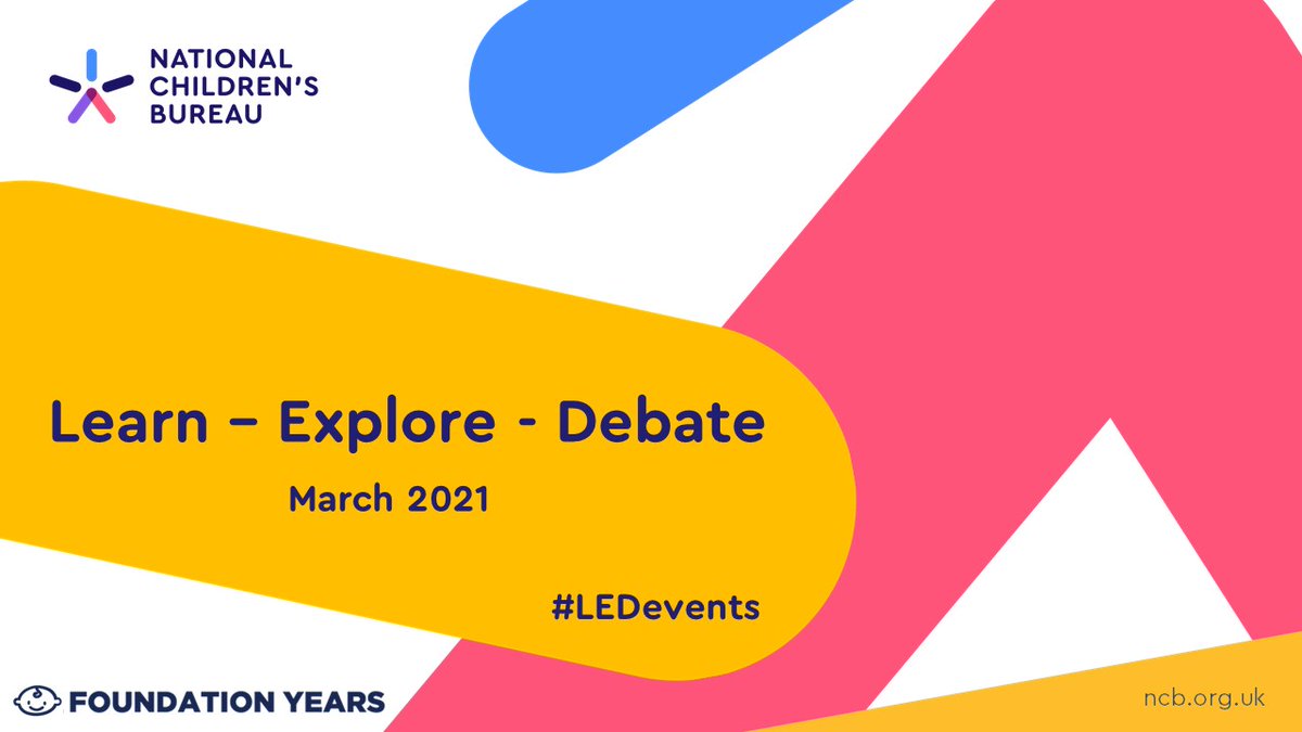 FoundationYears's tweet image. .@gillholdenEY introduces our last of this round of #LEDevents, thanking the #earlyyears sector for their hard work during this challenging year.