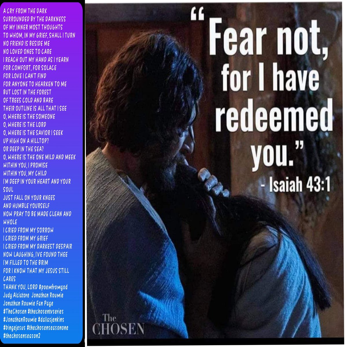 themaken5's tweet photo. @JonathanRoumie, @thechosentv
#poemfromgod #thechosentvseries
#jonathanroumieofficial #jrfp #bingejesus https://t.co/MECAUJFY8v