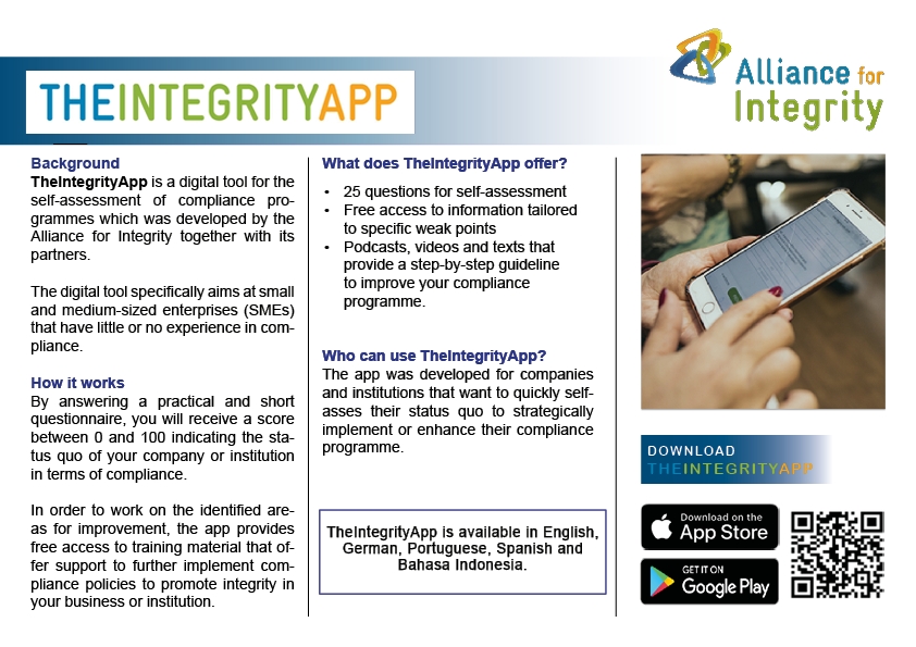 afin_giz's tweet photo. Many companies are aware of the added value of high #integrity standards, but do not know how to implement an effective #CMS. That’s where #TheIntegrityApp comes into play. Learn more about the digital tool in our latest blog post on @LeveristApp: https://t.co/dTUKnNqVwO https://t.co/CqxFMUZt2j