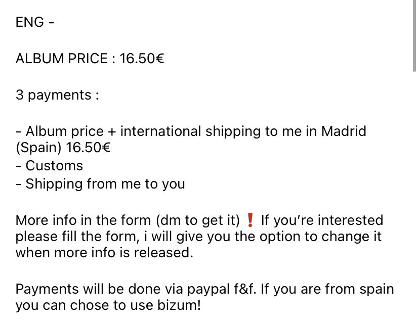 SweetMINARI's tweet photo. GO NU’EST EUROPE / SPAIN 

📌 16.50€ per album

DEADLINE APRIL 18th❗️

BASED IN SPAIN 🇪🇸 

PLEASE FILL FORM : 

https://t.co/HrJFC3rMJ1 

TAGS 🏷 

#NUEST_Romanticize #NUESTGO #NUEST_GO https://t.co/ea4izwT2iC
