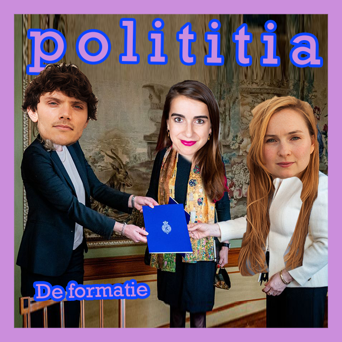 vpro's tweet photo. De #kabinetsformatie is begonnen. Maar hoe werkt dit precies? En wie bepaalt er wie er in het kabinet komt? @Titiahoogendoor vertelt samen met @eamvanrijswijk alle ins, outs en funfacts over formaties. Luister #polititia op https://t.co/R1QwHf4mNL of via je favoriete #podcast-app https://t.co/i9oQAPTHrk