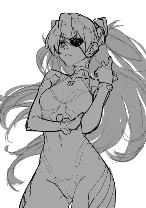 Asuka stares 