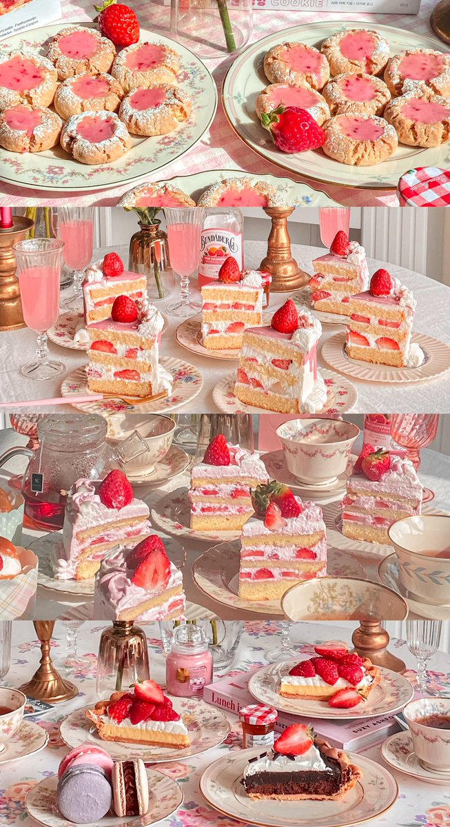 Strawberry dessert🍓
두달 동안 만든 딸기케이크 모아보기