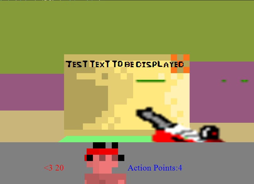 StarshipladDevp's tweet photo. After some kind testing of my turn-based Doom clone,  #Doomscrolls by @CantEvenBro , I got feedback that there needed to be a tutorial system.
To accomplish this, I've started adding a text prompt system, check it out at https://t.co/PPEiI8Ixzm
#gamedeveloper #Warzone #pixelart https://t.co/y9khxAdIND