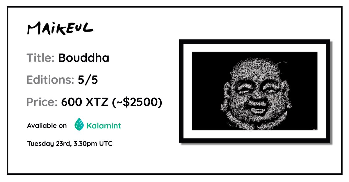 🤯🤯🤯🤯 The 2 remaining artworks of my #Kalamint drop just sold out !!!! 🤯🤯🤯🤯🤯

SOLD OUT 🤯

Thank you so much to all collectors!!!!🤯