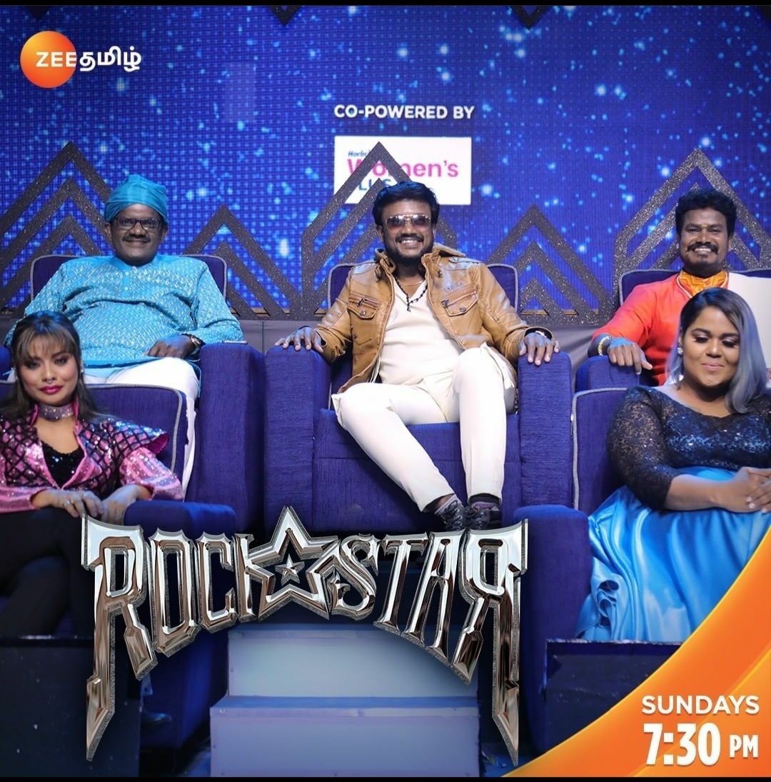 VMPRODUCTIONS7's tweet photo. #rockstar biggest music treat only on @ZeeTamil at sunday 7.30pm @VMPRODUCTIONS7 #tamilsong #realityshow https://t.co/qP4trMdbUJ