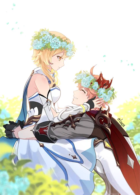 Windblume festival
Day &amp; Night version.
--

#chilumi #childe #tartaglia #LUMINE 
#genshinimpactfanart #WindblumeFestival 