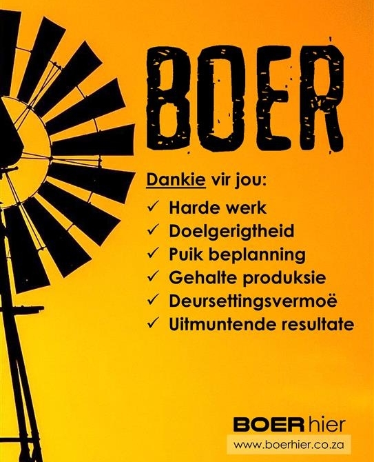 BOERhier's tweet photo. 👍🏻Like, share en tag ons @boerhier om meer te sien van BOERhier 😁🚜🌽🐄 #BoereisdieBeste https://t.co/TFS3ymypJR