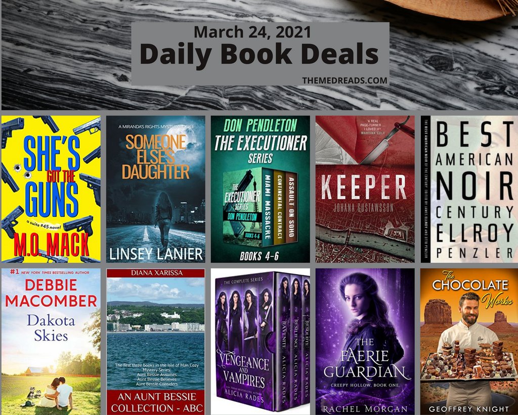 Themedreads's tweet photo. March 24, 2021 - Daily Book Deals
https://t.co/T1BW0cGzgA

#book #bookdeals #bookblogger #bookshelf #booksforsale #BookTwitter #BookRecommendation #bookstagram #bookblog #booksbooksbooks https://t.co/uozBKGvWcP