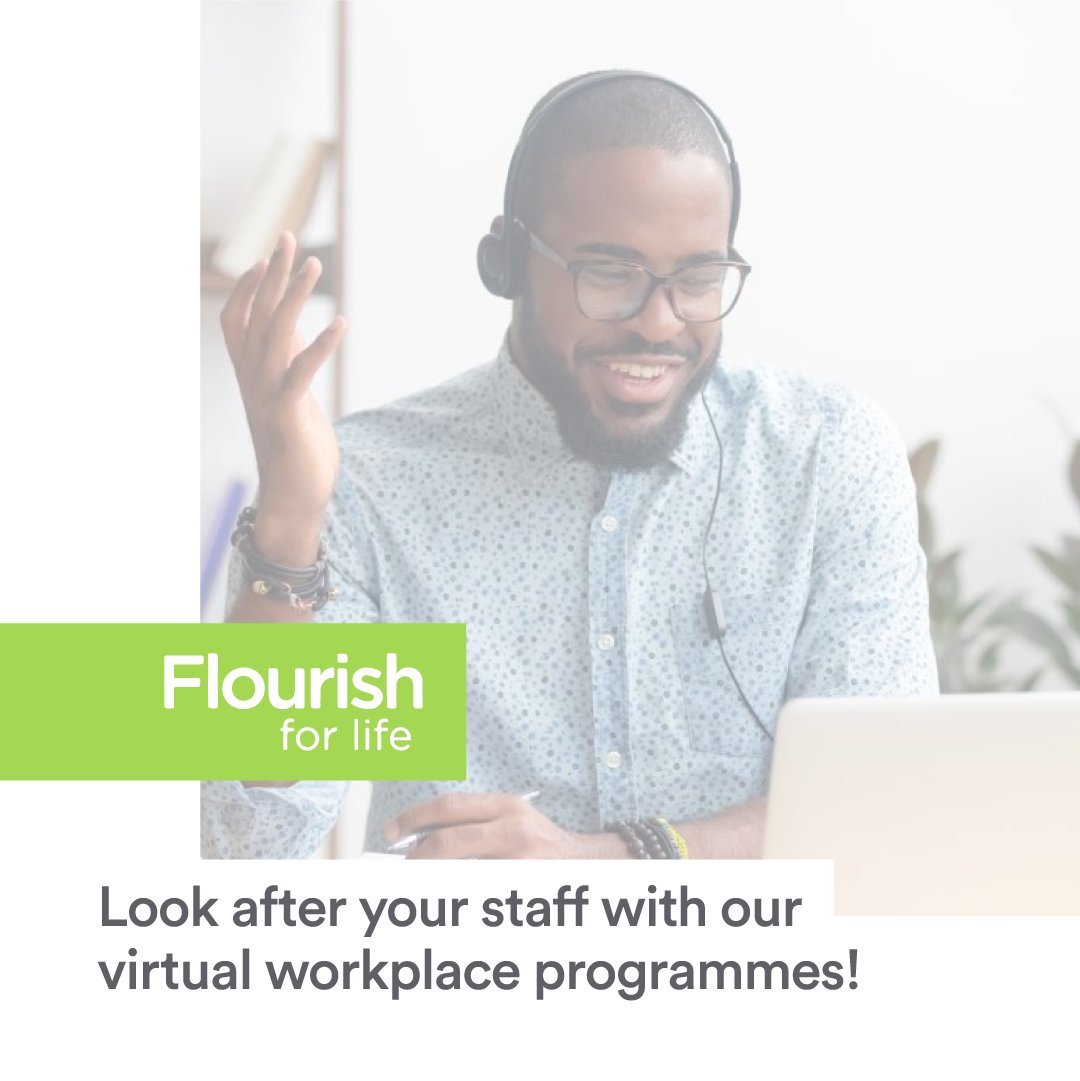 FlourishFL's tweet photo. Virtual workplace programmes are a fantastic way to support your staff remotely! Enquire about our holistic business programmes today! #flourish #flourishforlife #business #workplace #programme #remote #health #teamwork #morale #happiness #virtual #remote #lockdown #support #team https://t.co/sa2YVTuhZM