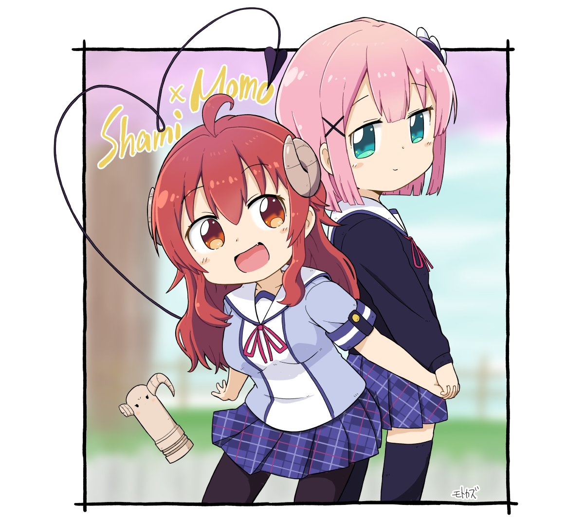 ちよももおめでと～!新規絵は今書いてるトコロだから過去絵詰め合わせでとりあえずお祝い～お祝い～!(佐田杏里風)
#千代田桃生誕祭 