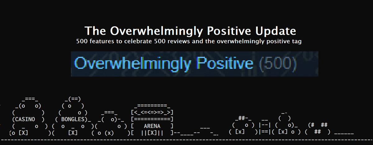 HuwMillward's tweet photo. To celebrate hitting Overwhelmingly Positive on steam I've released a 500 feature update on steam and put Warsim on a 35% discount!

See the Overwhelmingly Positive Update here:
https://t.co/N2XN33Upsy

#steam #indiedev #gamedev #gaming https://t.co/A2mGyv5wmO