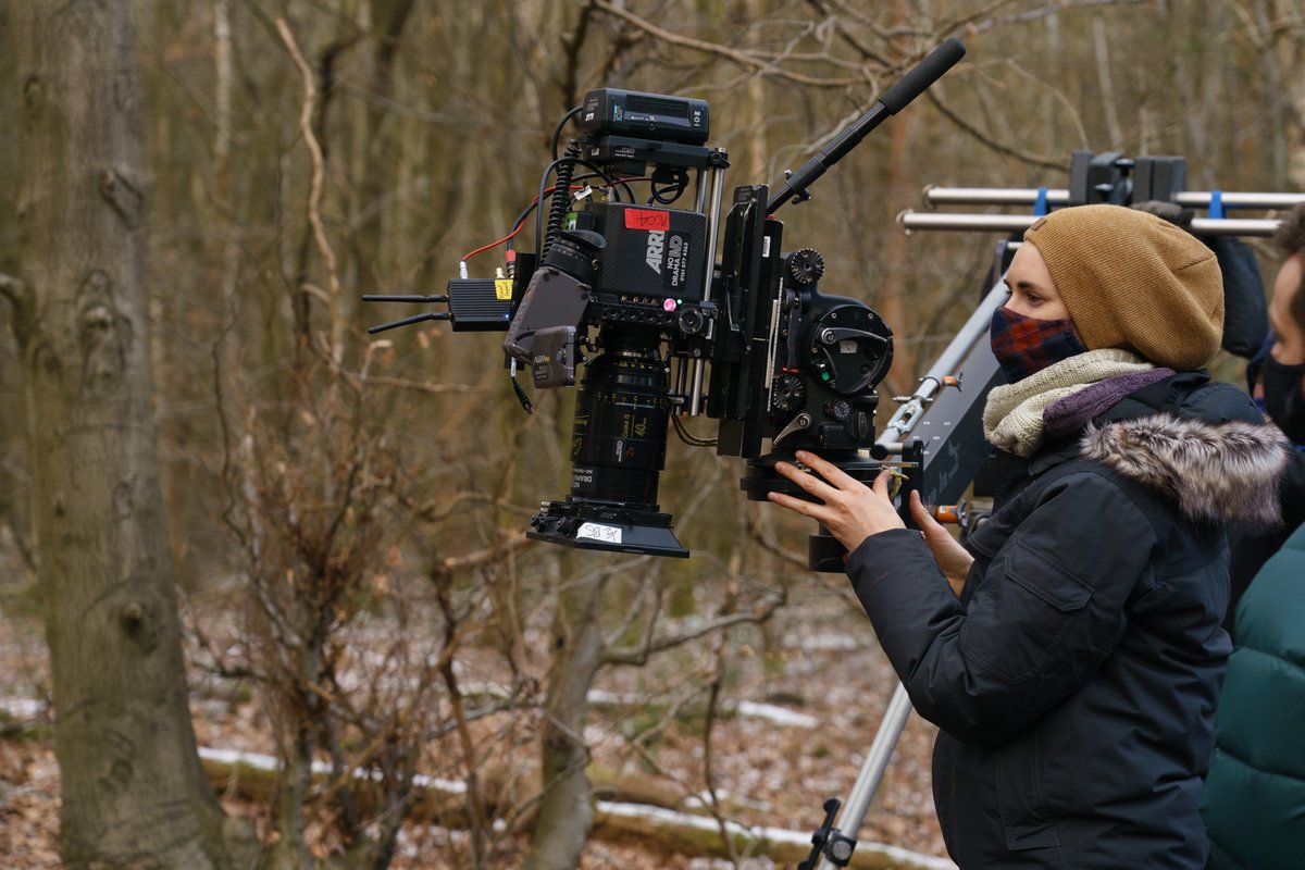 HuntingBearsSF's tweet photo. Our DOP Suzanne Smith. Photo by @BenCMeadows #huntingbears #shortfilm #indiefilm https://t.co/dxNfzlCtWf