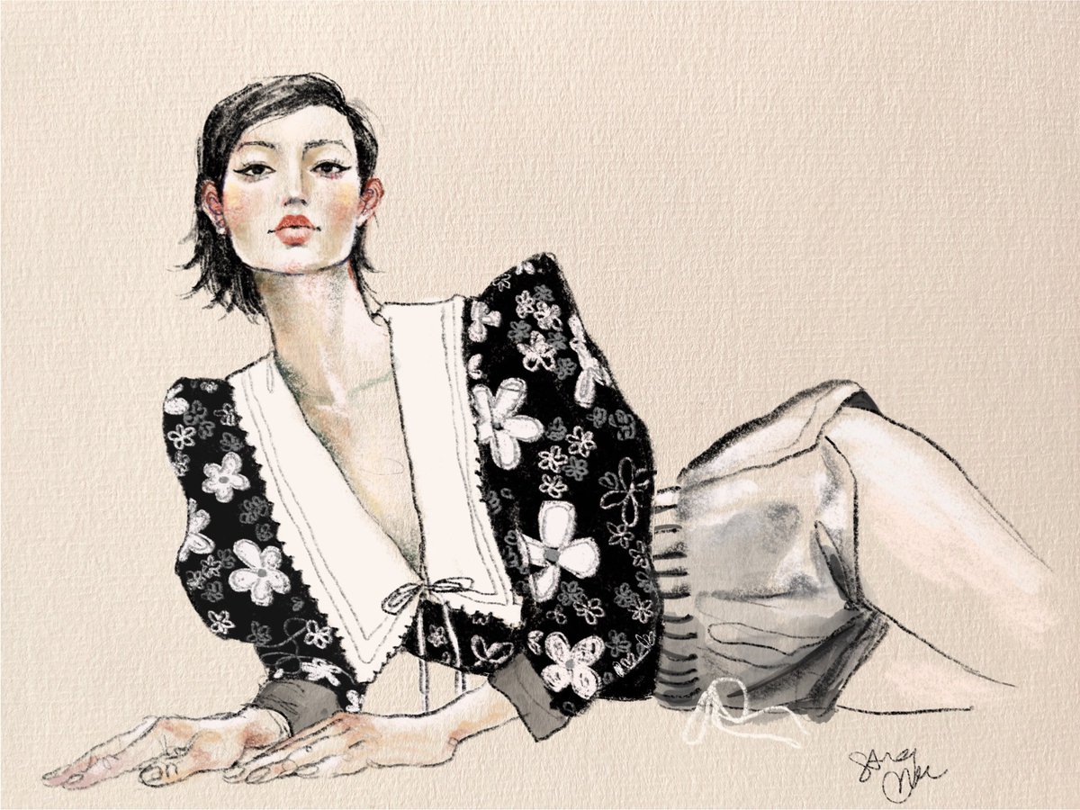 Sang_illust's tweet photo. 🌸 🌺 🌹 
.
.
.
.
.

#cosmetic #look #magazine #coloredpencil #fashiondrawings #fashionart #portraitsketch #softpastels #ipadartist #패션디자인 #파스텔화 #패션일러스트 #스케치북 #figuredrawing #drawing https://t.co/VzQ31bi3Z2
