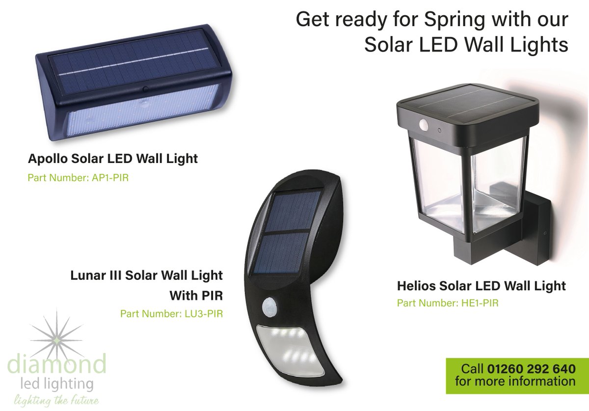 Brighten up your garden with our range of contemporary solar lights.

📌 Ideal for walkways, gardens and patios. 
📌 Rechargeable batteries for energy efficiently.
📌 Easy to install.

#ledlighting #electricalwholesalers #electricalcontractors #outdoorlighting #solarpowered