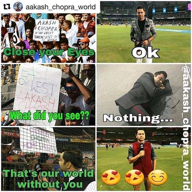 CricFanAshu's tweet photo. @cricketaakash @cricketaakash SIR..
BIGGEST FAN OF YOUR COMMENTRY AND YOU..♥️♥️♥️
#BigFan
#WorldsBestCommentator🎙️
#AakashVani.
#AskAakash
@cricketaakash https://t.co/DsmMewfYwM