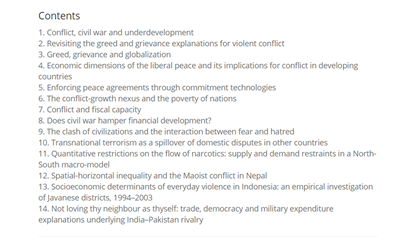 agendapub's tweet photo. Congratulations to Prof. Syed Mansoob Murshed of @issnl and @CovUniFBL on the publication tomorrow of 'ESSAYS ON CIVIL WAR, INEQUALITY AND UNDERDEVELOPMENT' available via all booksellers including @blackwellbooks https://t.co/Xe2SvCgZd5 #peacescience #conflict #PeaceEconomics https://t.co/Mfvv5aPiXP
