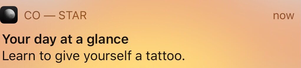ImpulsivelyMags's tweet photo. these days I can’t tell if the co-star app is my friend or if it’s trying to sabotage me https://t.co/NKIgk1lhCd