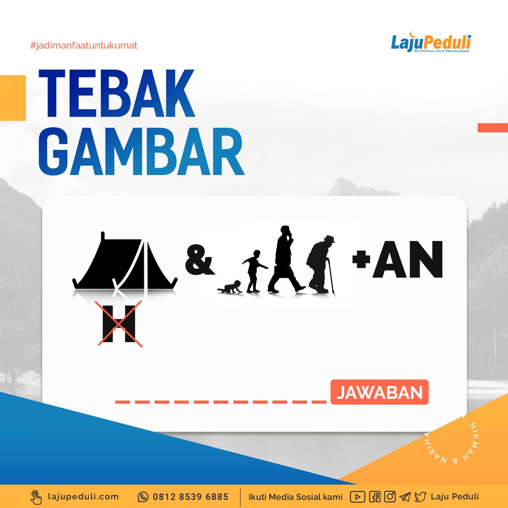 LajuPeduli's tweet image. [Kuis  Laju Peduli]

Kira-kira apaa yaah jawabannya?
#highLevelThinking nihh hehe

Tulis jawabanmu di kolom komentar yaah sahabat

instagram.com/p/CMzDABRrzKJ/…

 #palestinamerdeka #kamibersamapalestina #prayforpalestina
#tesketelitian #TTS #kuis #quis #tebaktebakan