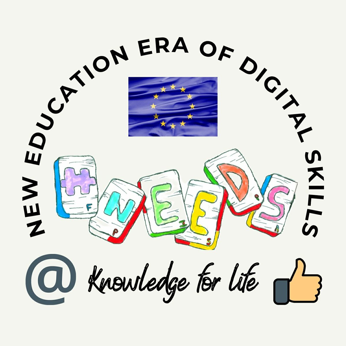 #Erasmus+ 🇪🇺
Projecte NEEDS: New Education Era of Digital Skills.
<a href="/sepiegob/">SEPIE</a> <a href="/EplusCatEdu/">Unitat Programes Internacionals Catalunya</a> 

Estem d’enhorabona! 🎊
El nostre logo ha estat el més votat per tots els països que formem el projecte!
I el representarà durant tota la seva durada.

Congratulations! 👏👏
