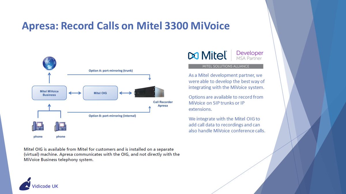 Vitaltelecoms's tweet image. Mitel 3300 System Owners
Record your phone calls with Vidicode Apresa 

Call NB Data 01617672540/07860770417 for a FREE consultation or visit nbdata.co.uk/featured/apres…

#Mitelusers #NBData #Business  #wednesdaywisdom