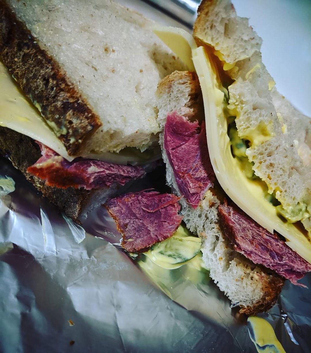 No5Cafe1's tweet photo. Our special today is the pastrami sandwich 🥪😍👍 #takeaway #supportlocal #supportsmallbusiness #Staffordshire #cafe https://t.co/NJetSgh9Ua