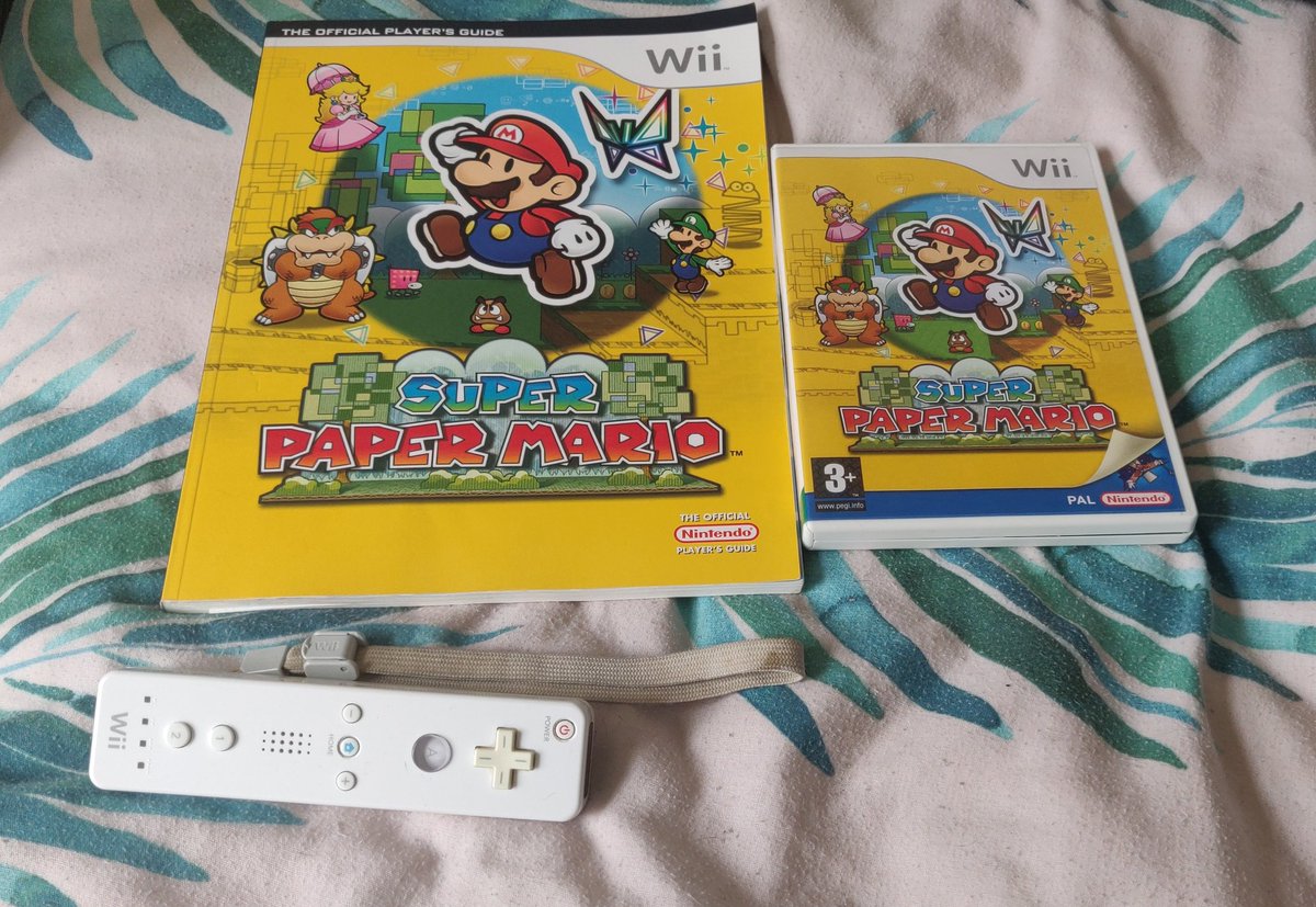  #100Games100DaysDay 63/100: Super Paper Mario ( #Wii, 2007)Started playing this yesterday - kind of a hybrid platformer/RPG that lets you switch between 2D and 3D. Been good so far but not exactly difficult... Certainly better than any of the last three Paper Marios though.