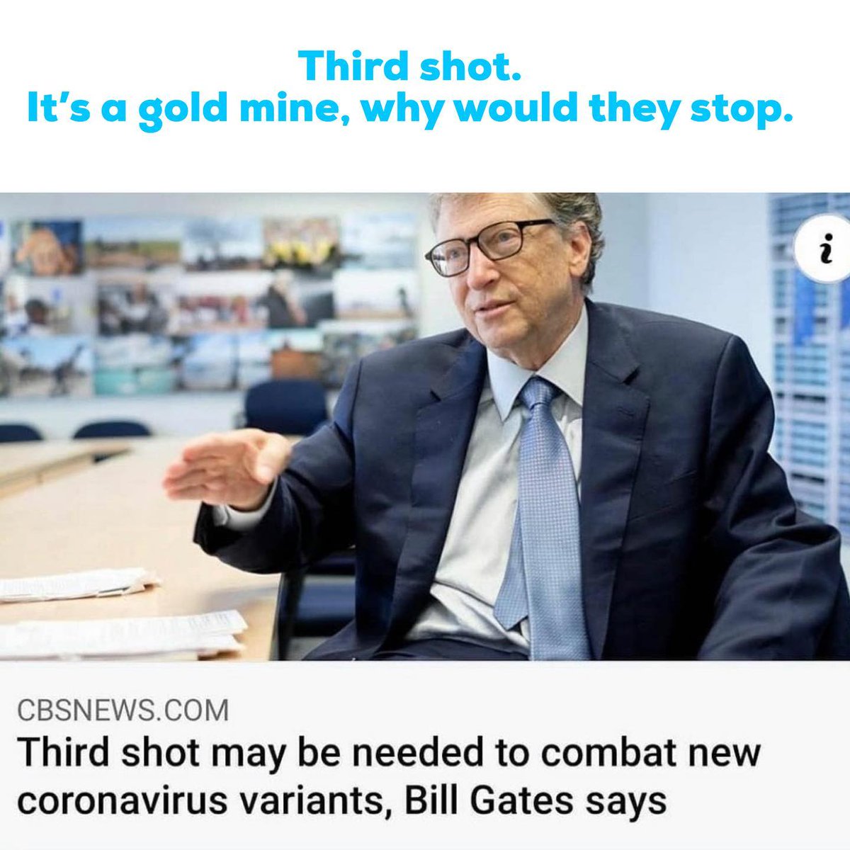 normsaid's tweet photo. Remember the money is in the
"treatment" not the cure.
Now we played along, the vaccine game will never end unless we stop it. It's a goldmine and they won't give it up easily.
#TheMirrorProject https://t.co/VBbJqxvNxA