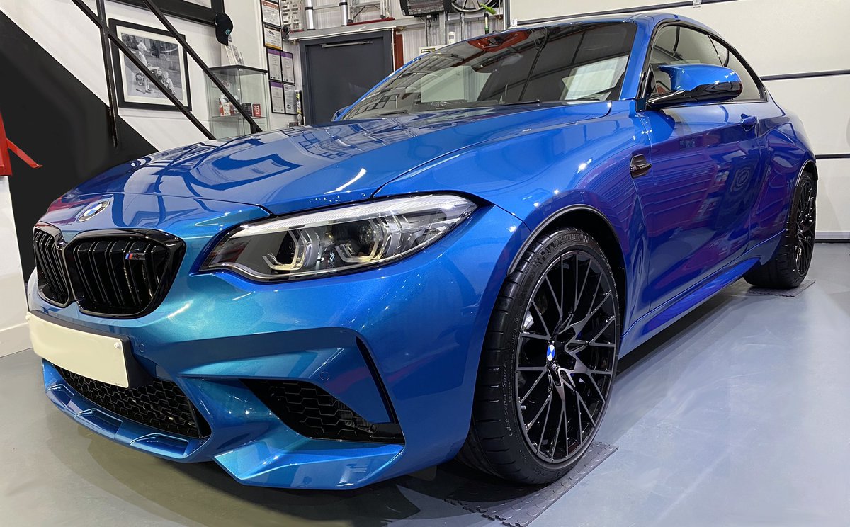 ArmourFactoryUK's tweet photo. Full front end @PremiumShieldHQ Elite PPF &amp; @GtechniqUK Crystal Serum Ultra with EXO on this M2 Comp... oh, and a carbon rear spoiler for good measure! @BMW @BowkerBMW @LloydBMW #gtechniq #premiumshield #ppf #ceramiccoating #gtechniqaccredited #bmw #mperformance #bmwm2 #detailing https://t.co/vEoEi67vE5