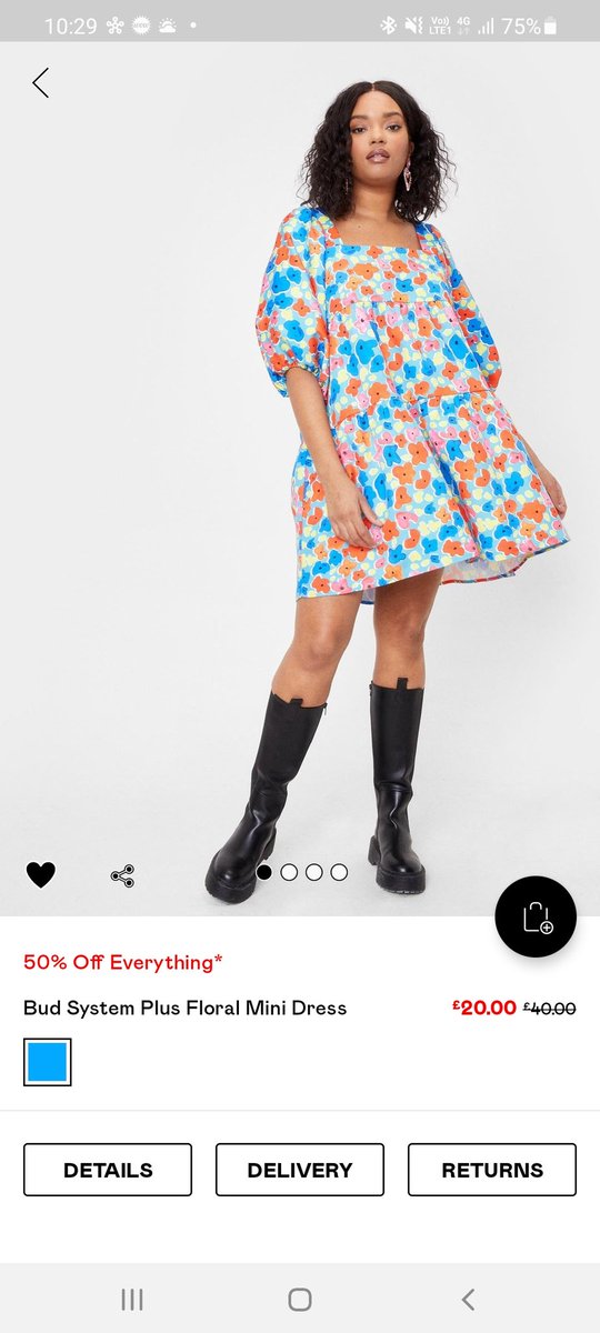 chloballs223's tweet photo. @NastyGalHelp i need this dress in my size. When is it being restocked? i check everyday 😭 https://t.co/kouXVwTxbw