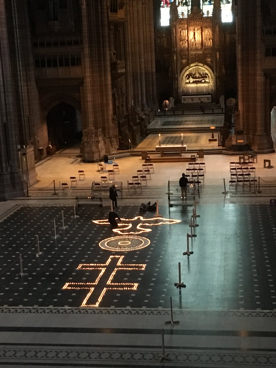 Yesterday, on the #nationaldayofreflection, Liverpool Cathedral joined the nation in reflecting on the past year and reflected on the suffering of the world and the hope that is all around us. #shinealight #Covid19 #CalledtoPray